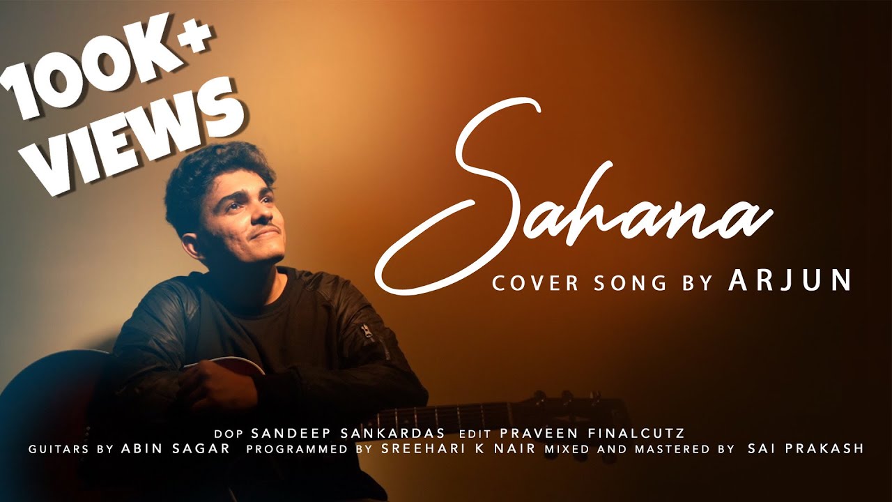 SAHANA SARAL  COVER SONG  ARJUN KC  AR RAHMAN  SIVAJI THE BOSS