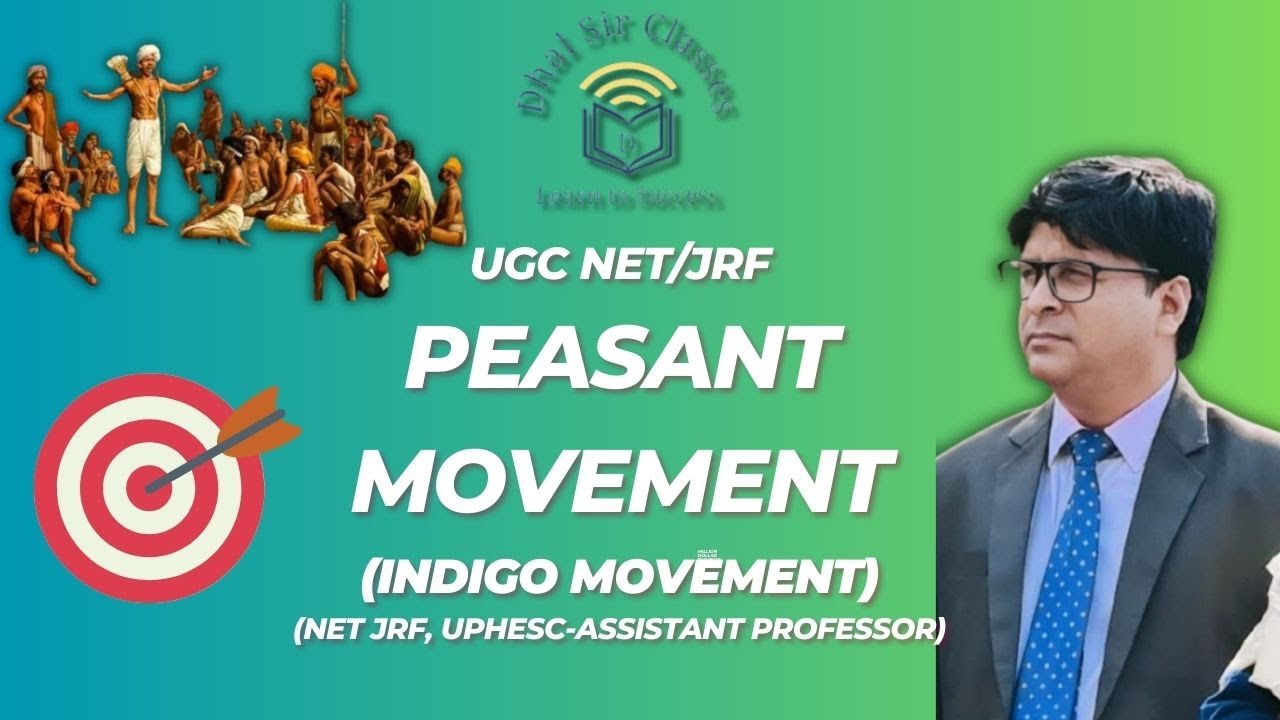 Indigo Movement | Social Movement | Rural Sociology | DR. SK DHAL SIR | 