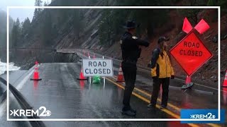 Highway 2 remains shut down across Stevens Pass