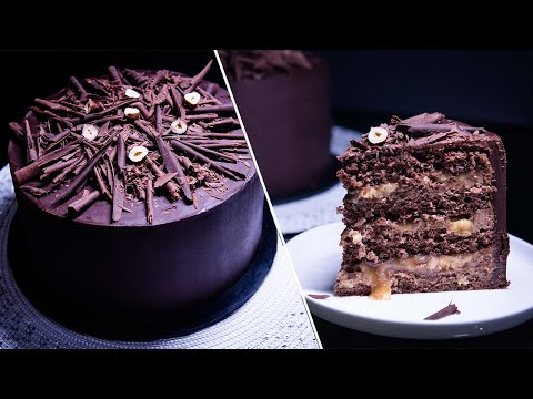 Video: Tort De Ciocolată Cu Banane