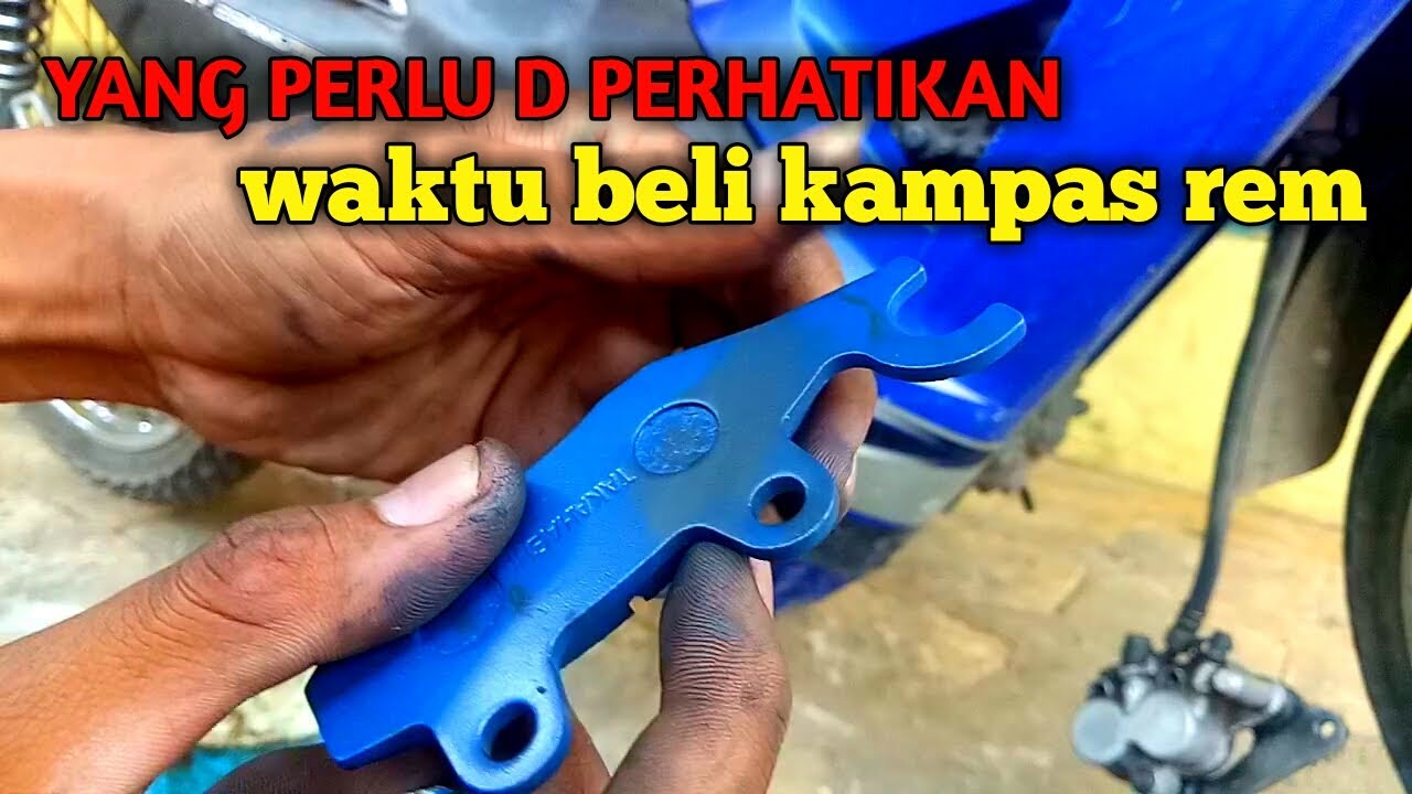 CARA PASANG KAMPAS REM DISC BREAK YANG BENAR YouTube