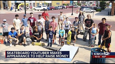 HELPING RAISE MONEY FOR A SKATEPARK IN KANSAS AUGU...