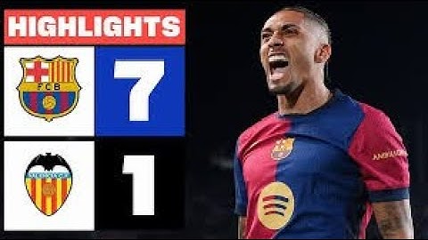 FC BARCELONA 7-1 VALENCIA CF | RESUMEN LALIGA EA SPORT 2025 | GOLEADA HISTORICA