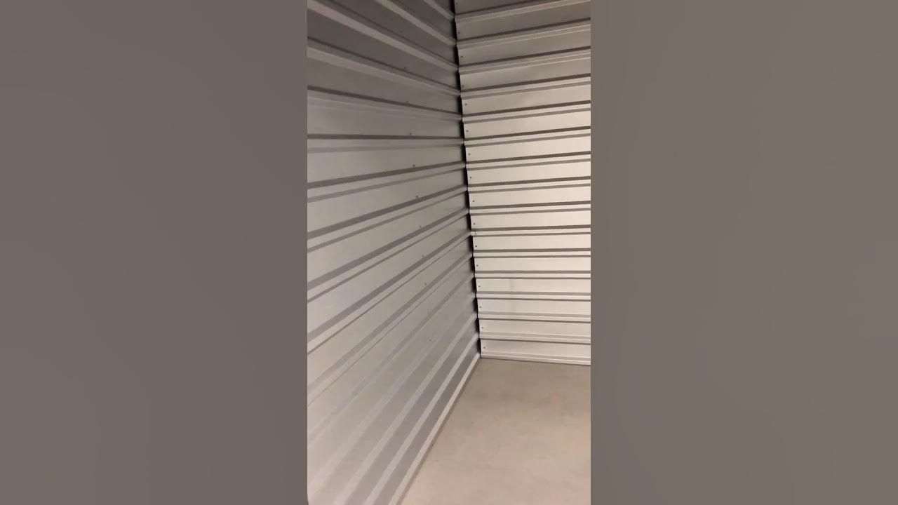 10x7.5 Storage Unit Video Tour YouTube