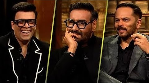 Koffee with Karan full episode 9 with Ajay Devgn and Rohit Shetty season 8