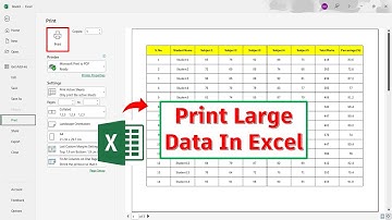 🚀 How to Print Large Data in Excel Perfectly! ~ Print Setup in MS Excel 📊