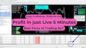 Live Forex Trading With AI Robot Expert Advisor | Automated Scalper EA (AI #Forex Trading Bot)