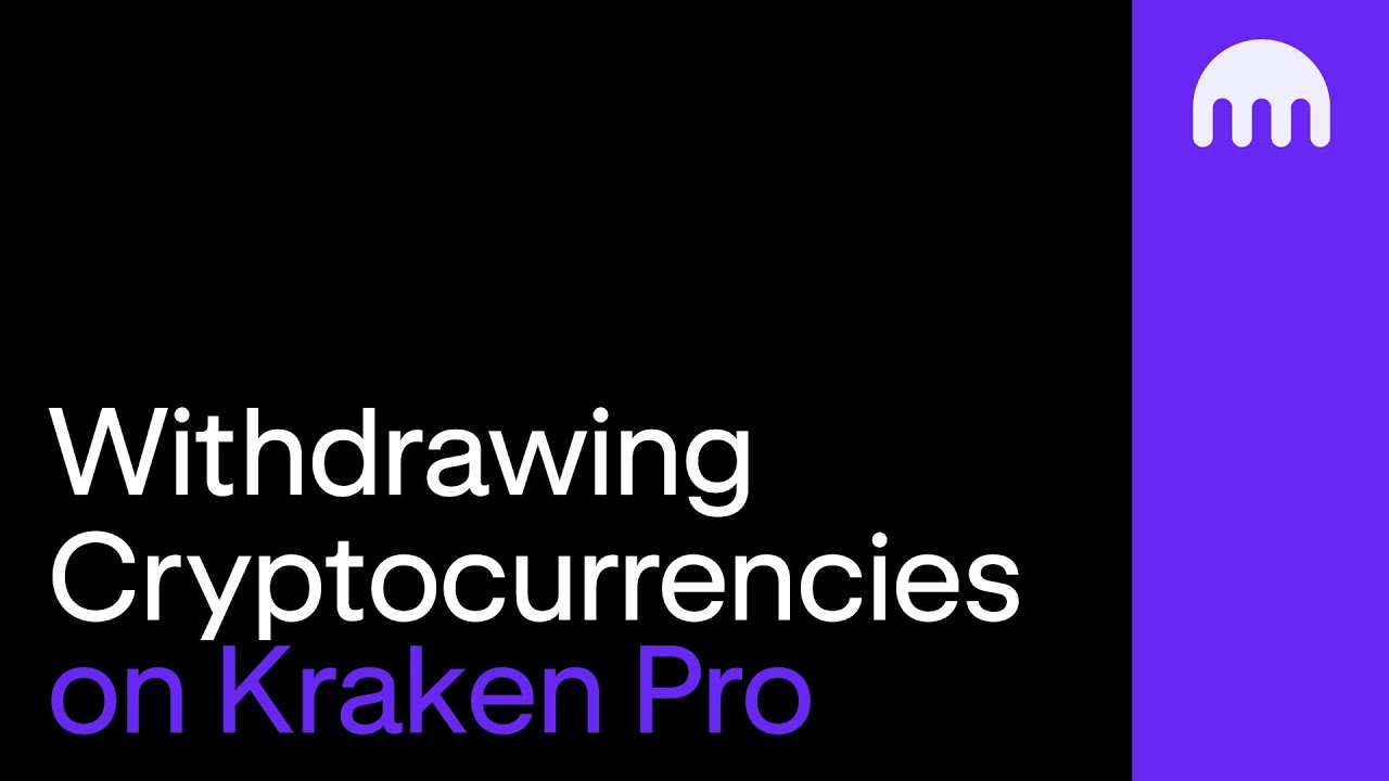 How to withdraw cryptocurrencies from your account on Kraken Pro | Kraken
