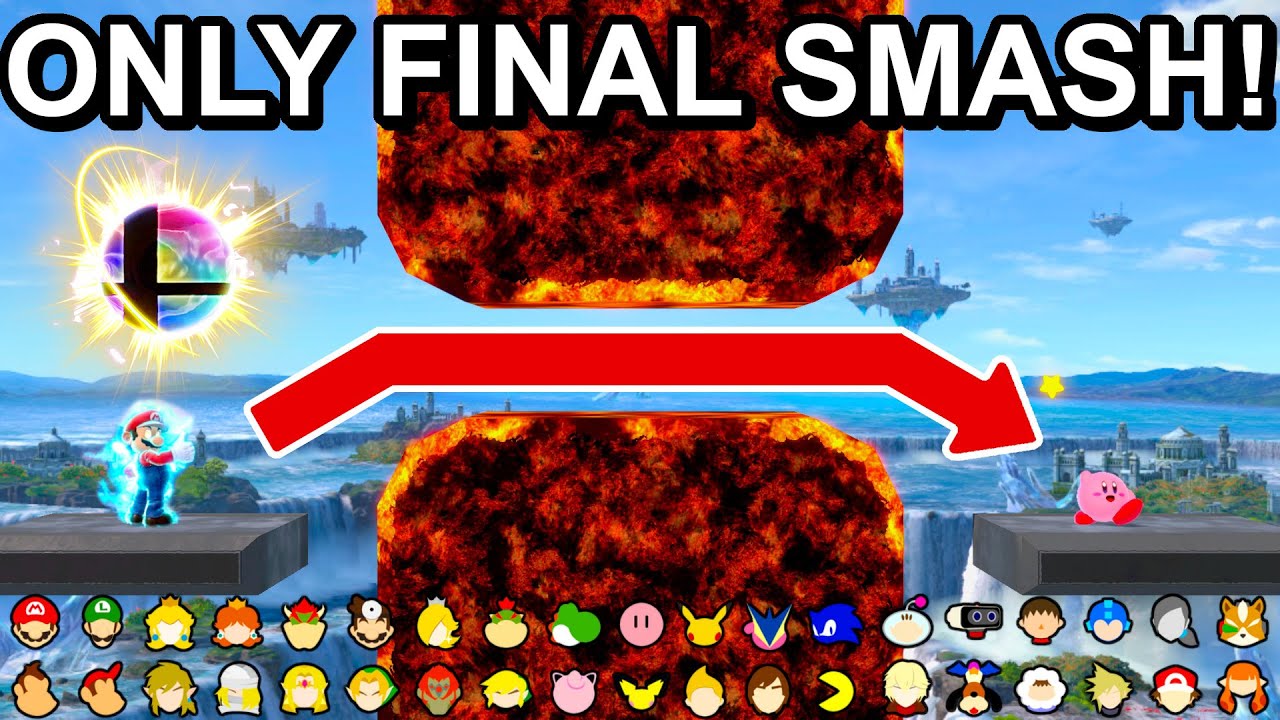 Which Final Smash Can Go Through The Lava Hole ? - Super Smash Bros. Ultimate