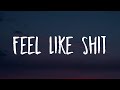 Tate McRae - feel like shit (Lyrics)