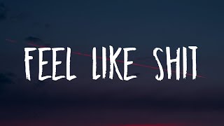 Tate McRae - feel like shit (Lyrics) Resimi