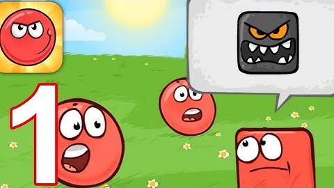 Red Ball 4 - Gameplay Walkthrough Part 1 - Green Hills (Level 1-15) (Android, iOS)