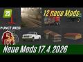 LS25: ModHub Mods vom 12.4.2026: Karte, Maschinen, Gebäude und Scripts
