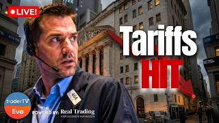 📉 Stocks Slip as Trump Tariffs Begin | SpaceX Selloff, Oil | Stock Market Live