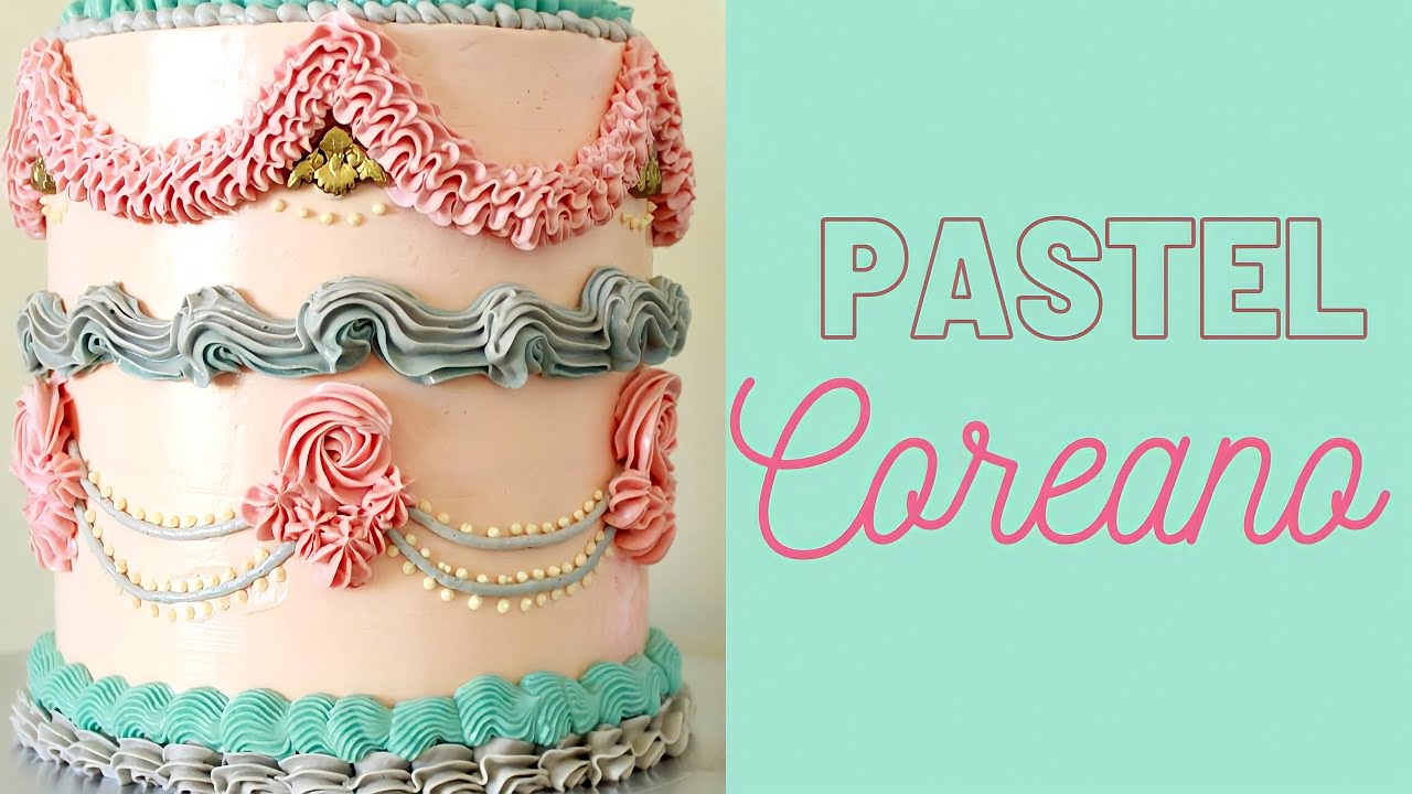 Pastel coreano vintage | Fiorella Cake #decoración #koreancake - YouTube