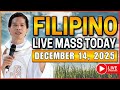 SUNDAY FILIPINO LIVE MASS TODAY ONLINE || DECEMBER 14, 2025 || FR. JOSEPH FIDEL ROURA