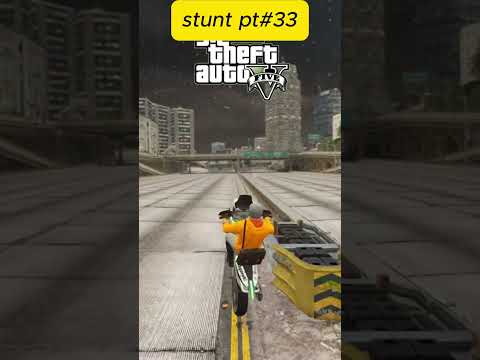 bike 🚲 stunt pt #33 #gta #gtagamers #gtaonline #trending #gtav #viralshort #shorts