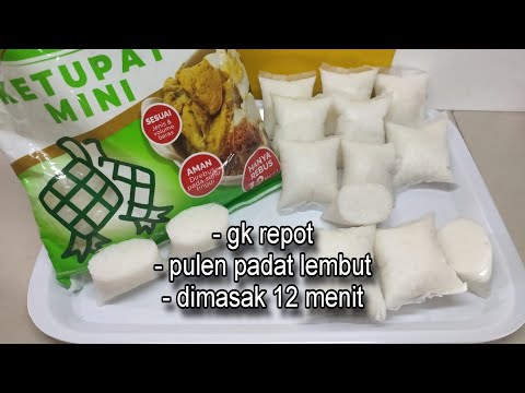 Cara Masak Ketupat Mini Instan