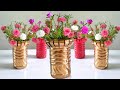 Make plastic bottles into beautiful flower pots /gardening /portulaca plant