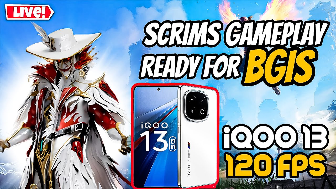 BGMI LIVE | BGMI GAMEPLAY | IQOO 13 BGMI GAMEPLAY | IQOO 13 BGMI TEST ...