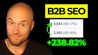 How I Grew B2B Organic Traffic 238% in 3 Months