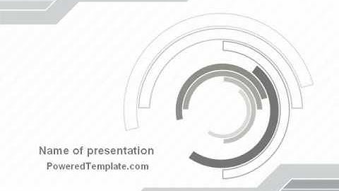 Neutral Gray PowerPoint Template by PoweredTemplate.com