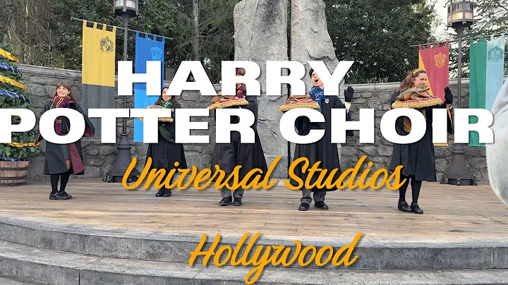 AMAZING !!! Hogwarts in Hollywood ✨ | Live Harry Potter Frog Choir Performance at Universal Studios