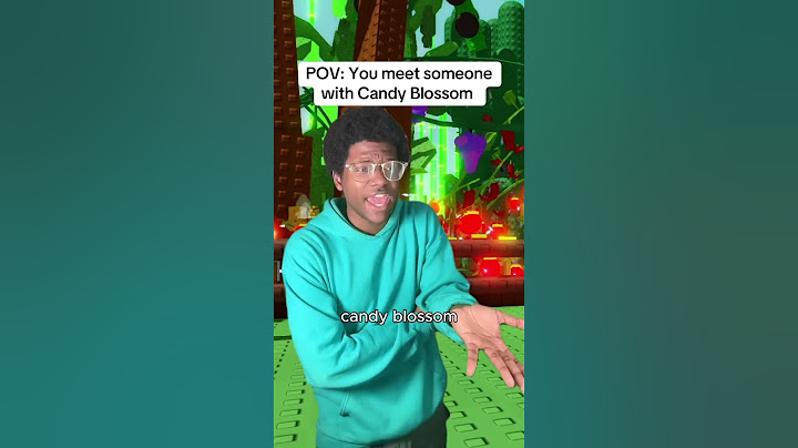POV: You meet someone with Candy Blossom in Grow a Garden