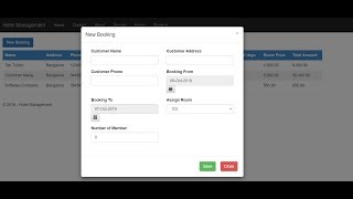 Hotel Management System ASP.NET MVC 5 & Sql Server - Part 7