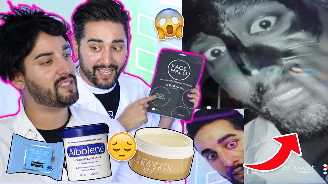 Finding The Best Makeup Remover Using SCIENCE! 💜🖤 The Welsh Twins - YouTube