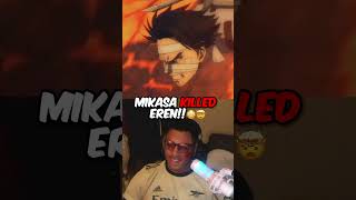 Mikasa Killed Eren? fyp anime levi leviackerman mikasa mikasaackerman eren erenyeager