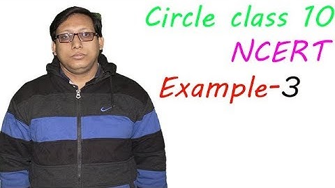 Circle class 10 NCERT example 3