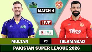 PSL 2026 LIVE: MULTAN SULTANS v ISLAMABAD UNITED MATCH 4 LIVE | MS vs IUMATCH COMMENTARY | IU BAT screenshot 5