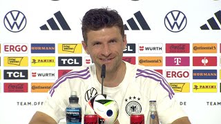 DFB-Pressekonferenz mit Thomas Müller vor der EM 2024