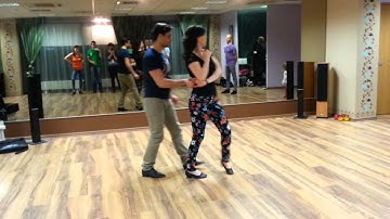 Zouk 07.01.14 Andre & Katrin. Improvisation 1