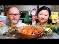 Мукбанг Корейское Блюдо Пибимпап / Как готовят корейскую солянку? / Mukbang Korean Dish Bibimbap
