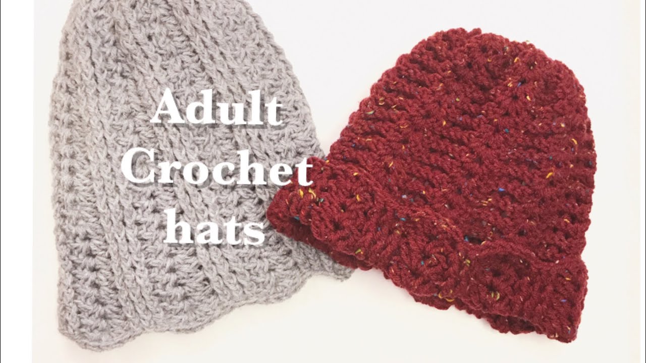 Fast and easy crochet hats for adults 