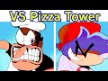 Friday Night Funkin&#39; VS Peppino FULL WEEK | Friday Night at the Pizza Tower (FNF Mod/Hard)