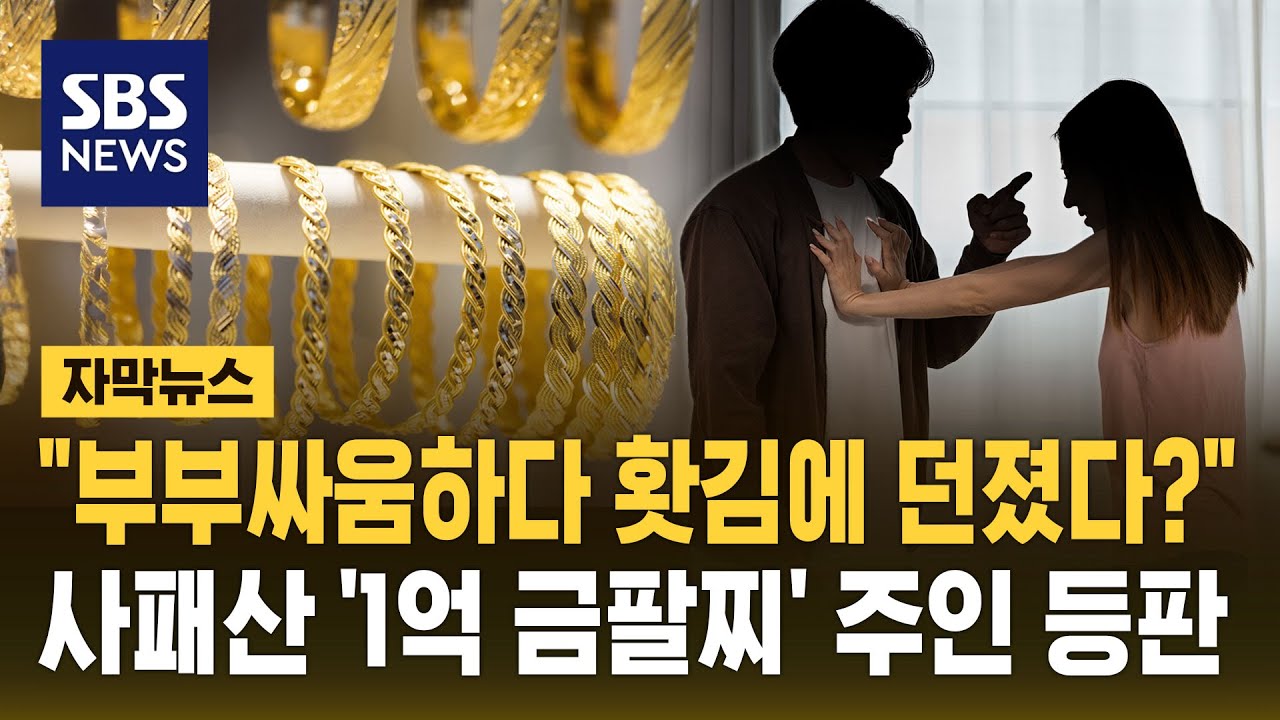 사패산 터널 '1억 금팔찌' 주인 등판…