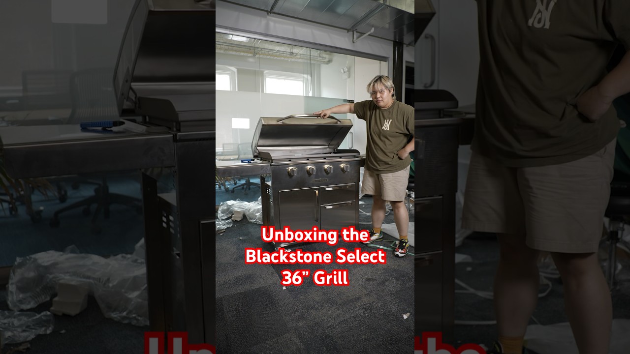 We got a grill. Let's unbox it 📦