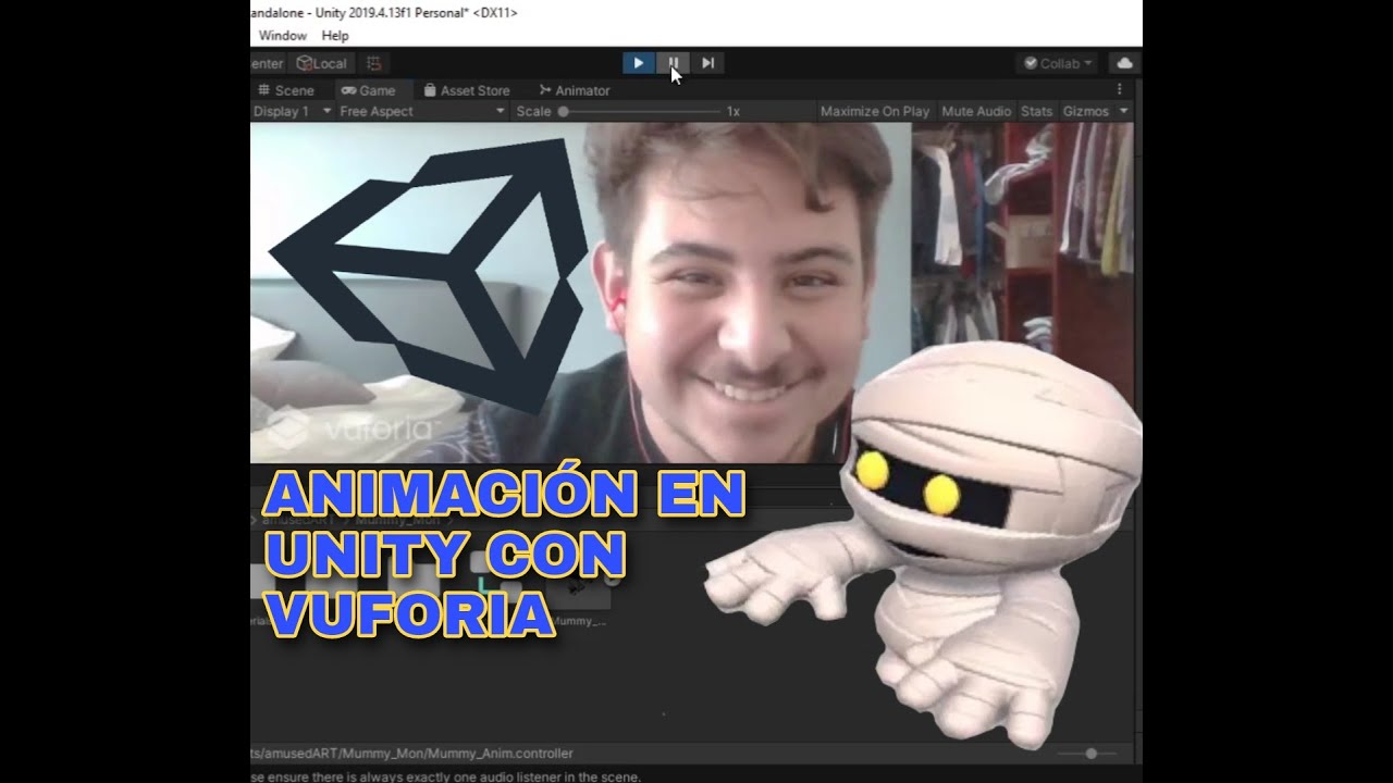 APLICACIÓN CON UNITY Y VUFORIA | ANDROID - YouTube