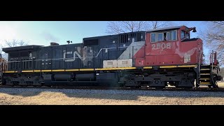 CSX MOW Equipment - Canadian National Ethanol - CSX Intermodal and Autorack Trains