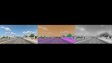 Street view video - Sky remove using SegFormer