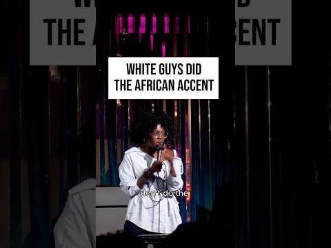 WHITE GUYS DID THE AFRICAN ACCENT