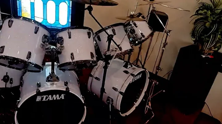 Tama 9 piece double bass kit