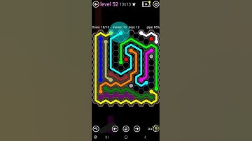 How To Solve Flow Free Hexes Premium 13x13 Mania Level 52 Board Walk Through Solution Walkthrough