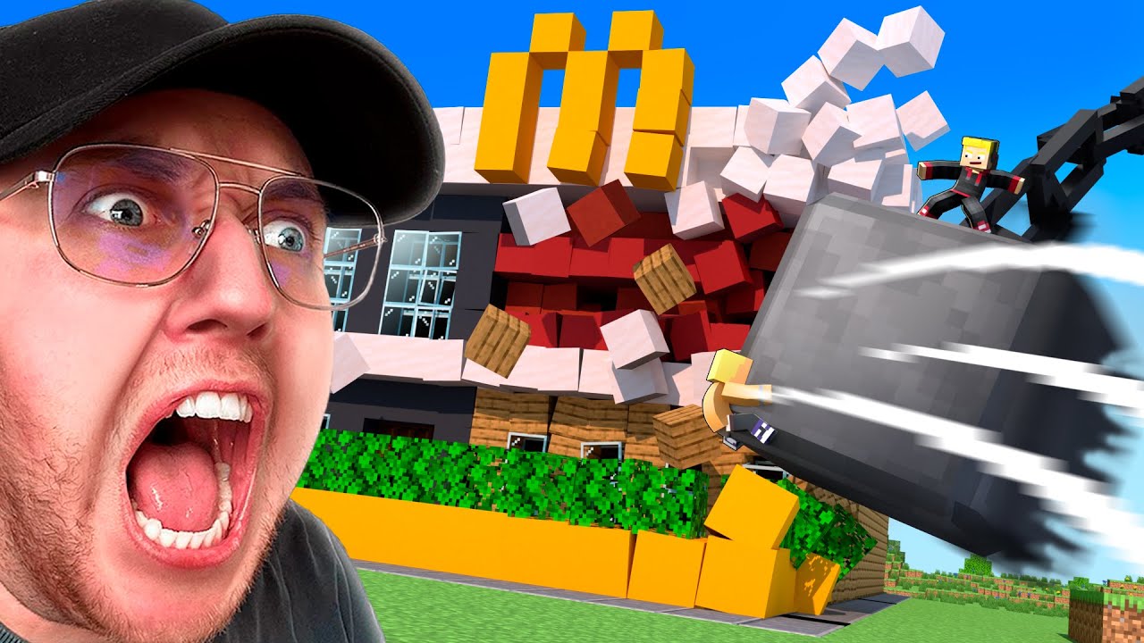 ZARBEX MCDONALDS WIRD ZERSTÖRT! CRAFT ATTACK 12 ESKALIERT