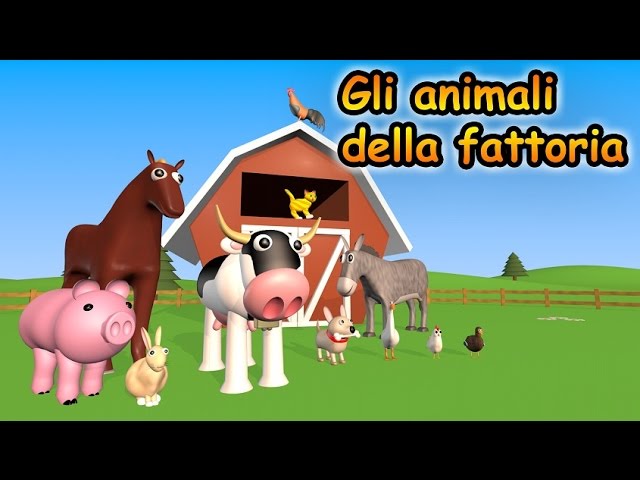 Gli animali della fattoria - AlexKidsTV 