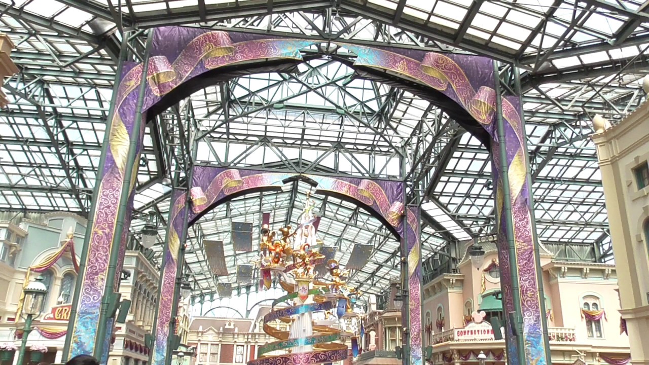 2018/04/10 ディズニーランド35周年の音楽とイルミネーションがついた