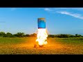 Testing NASA Rocket Fuel - असली रॉकेट ईधन ने मचाया धमाल